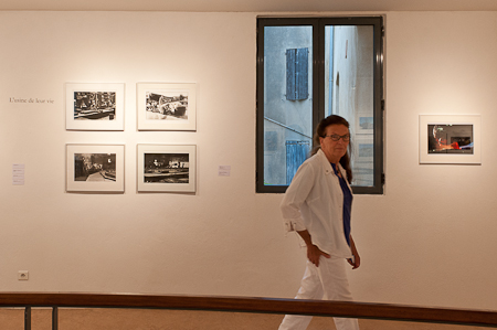 Catherine Gardone à l'Atelier d'art visuel.