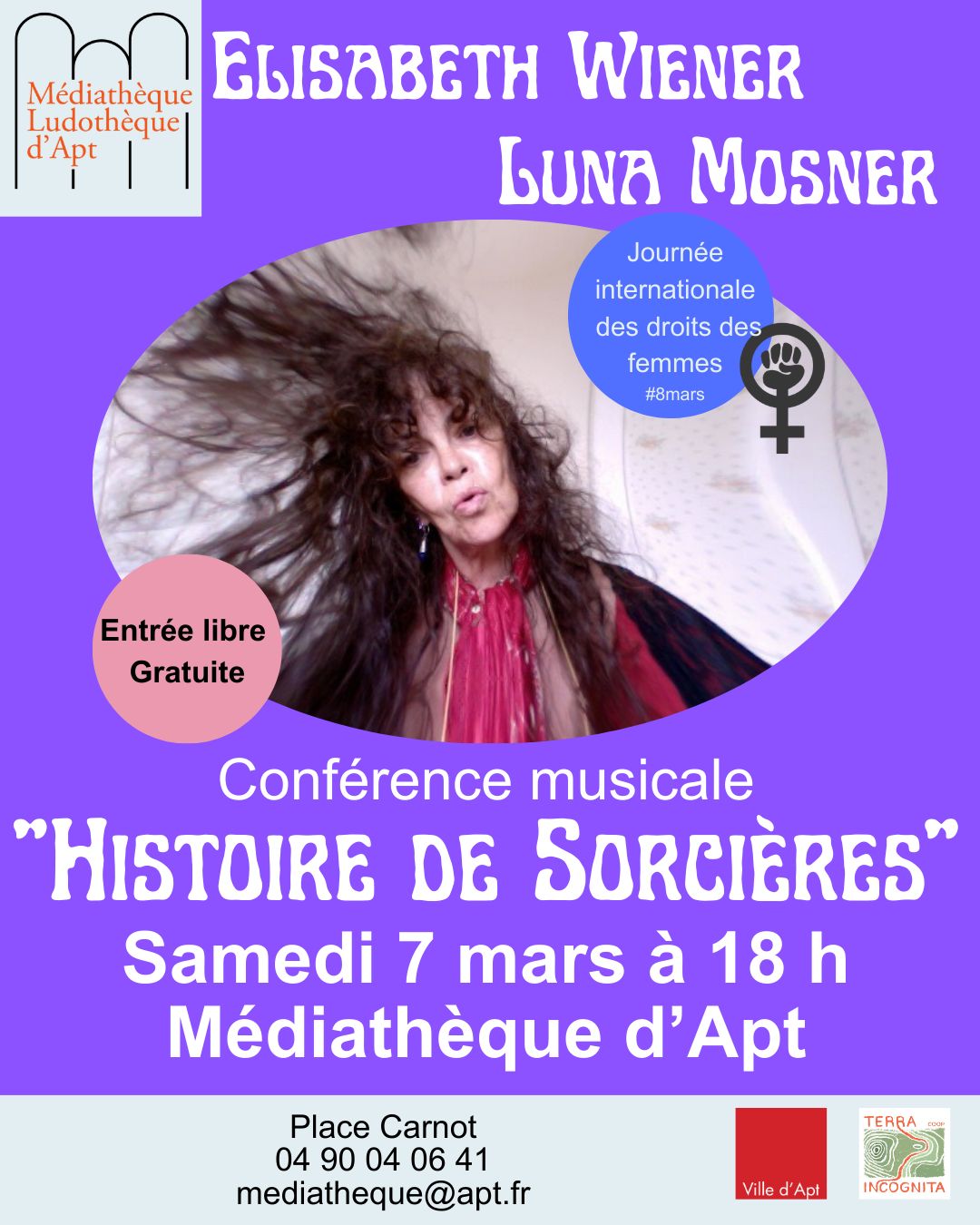 CONFÉRENCE MUSICALE - UNE HISTOIRE DE SORCIÈRE
