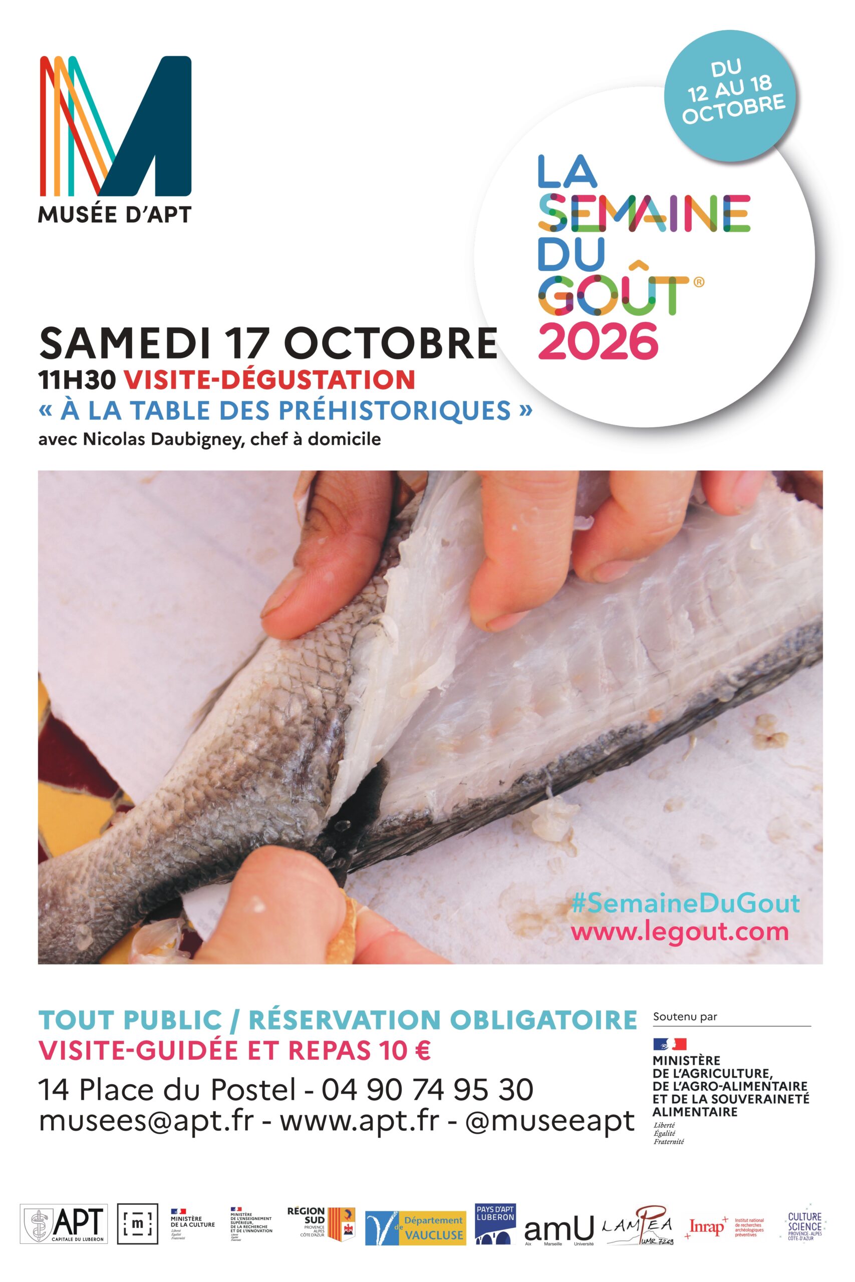 Visite-dégustation "À la table des préhistoriques"
